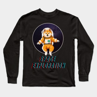 Dog space exploration Long Sleeve T-Shirt